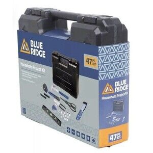 Blue Ridge 47 Piece Household Project Kit Tool Set & Carrying Case BR9259U